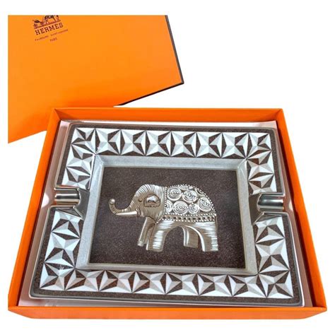 hermes cigar ashtray|hermes cigar ashtray gray.